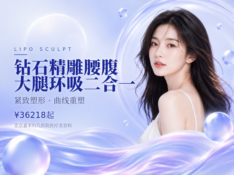 钻石精雕腰腹 / 大腿环吸二合一