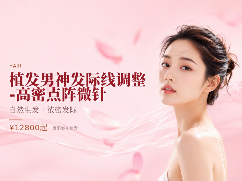【植发】男神发际线调整-高密点阵微针