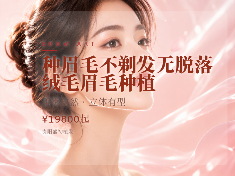 种眉毛【不剃发无脱落 绒毛眉毛种植】