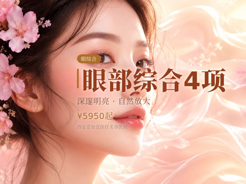 眼部综合4项（切开+祛皮去脂+提肌）