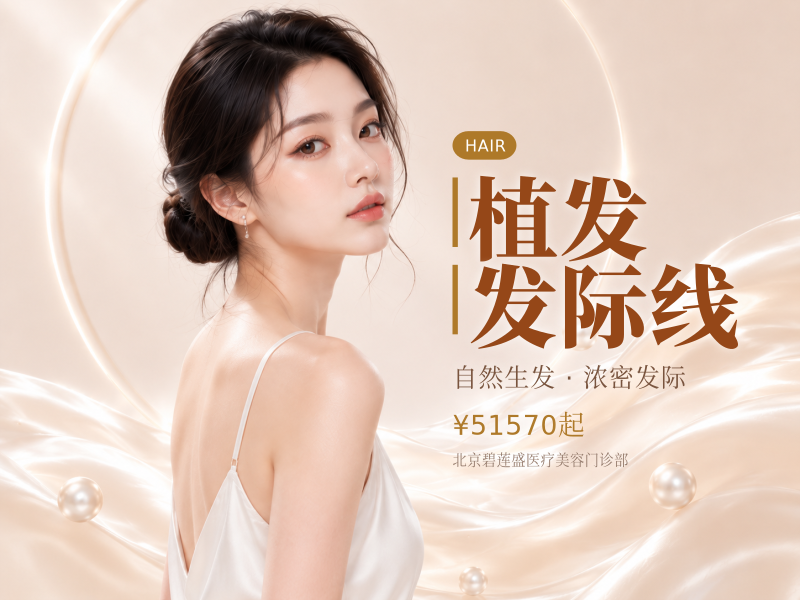 种植发际线 | 4300 单位【不剃发植发】适用于发际线上移头顶稀疏