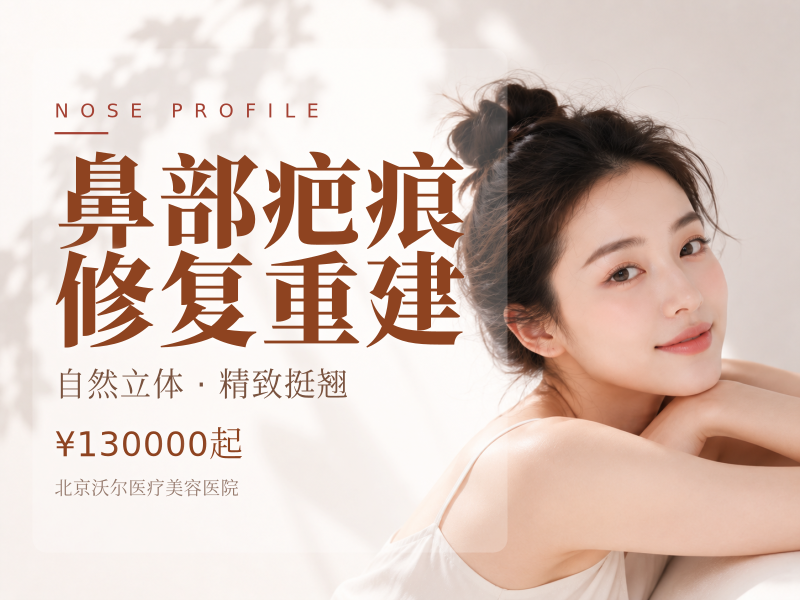 鼻部疤痕修复重建