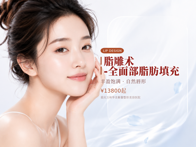 脂雕术-全面部脂肪填充（嘴唇除外）