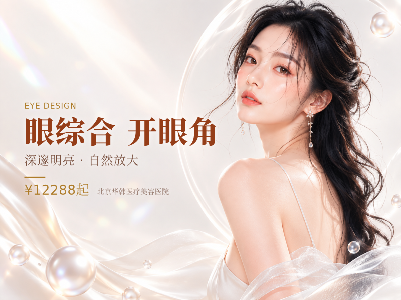 【眼部综合】清新魅眼 4 项眼综合 切开 + 去皮去脂 + 开眼角 仅限新客