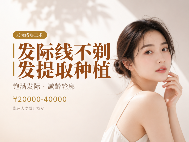 发际线不剃发提取种植