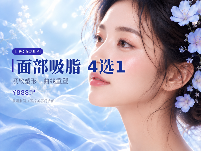 面部吸脂 4选1