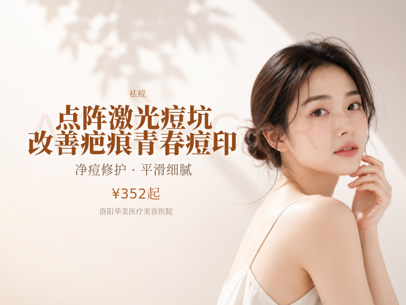 点阵激光/痘坑 /改善疤痕 /青春痘印