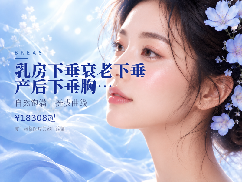 乳房下垂/衰老下垂/产后下垂/胸部下垂/隆胸整形