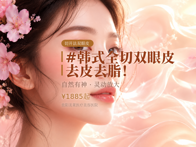 #韩式全切双眼皮/私信送去皮去脂！
