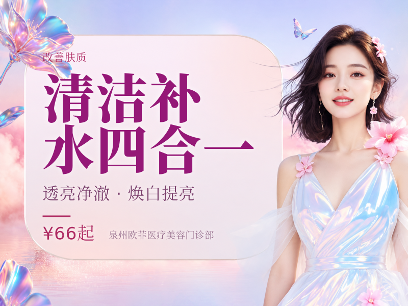 清洁补水四合一（清洁+补水+美白导入等）