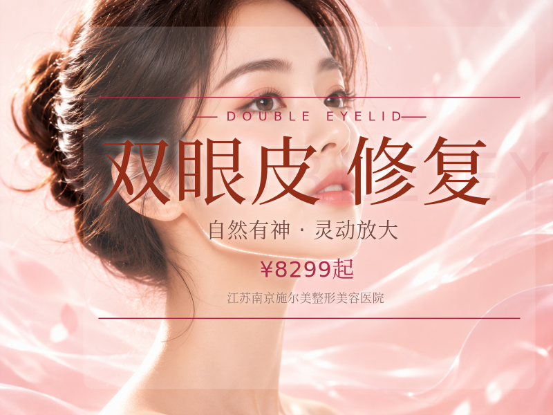 双眼皮修复①肉条感重②疤痕明显③肿泡眼等选一 高难度修复