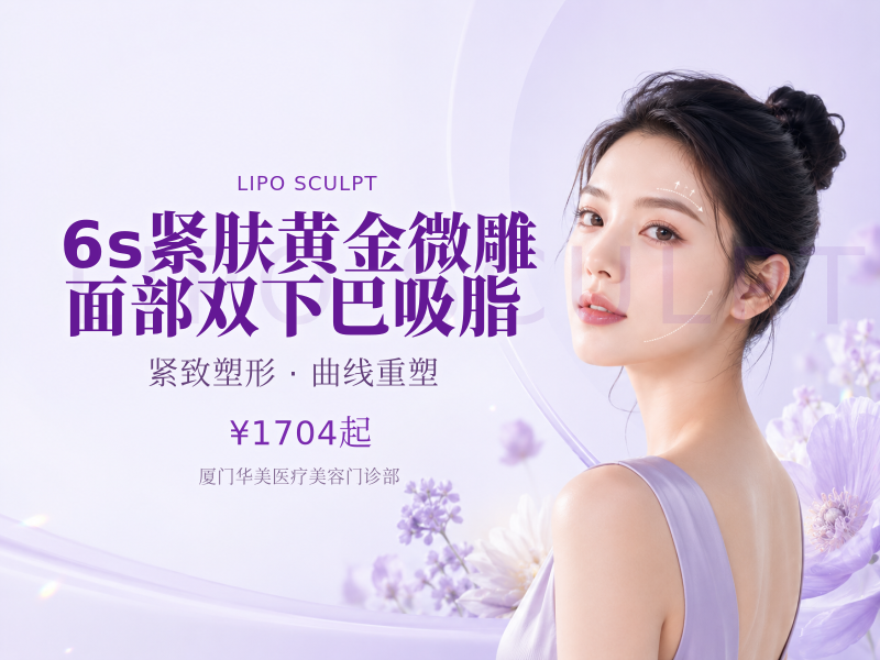 6s紧肤黄金微雕面部双下巴吸脂