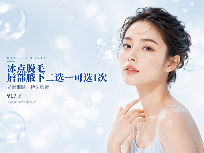 冰点脱毛|唇部腋下二选一|可选1次