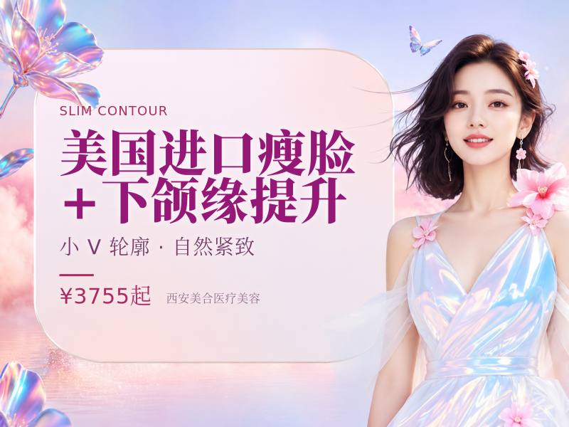 美国进口瘦脸+下颌缘提升
