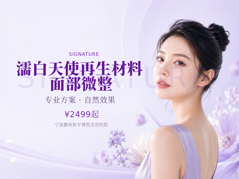 濡白天使再生材料 面部微整