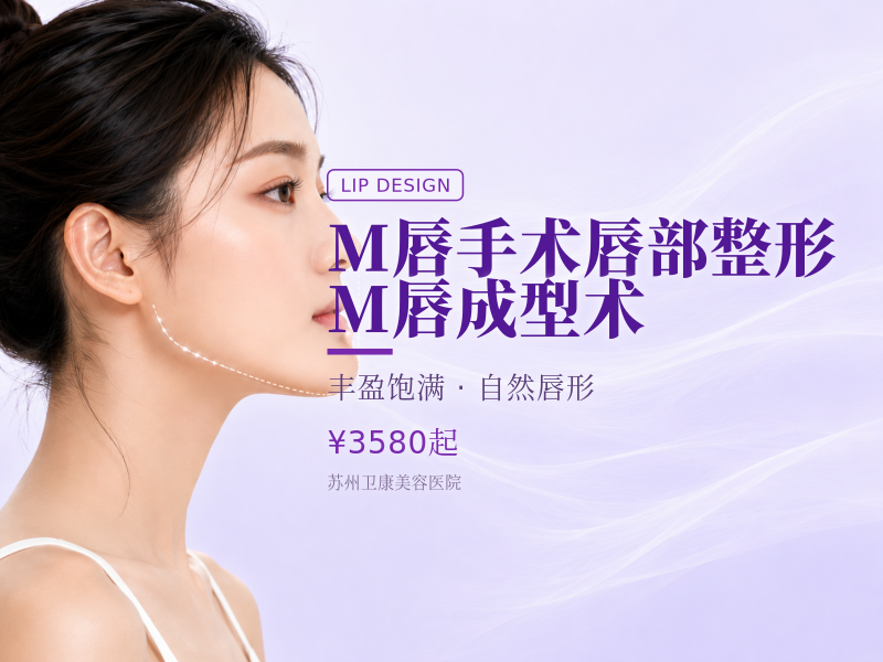 M唇手术 唇部整形 M唇成型术