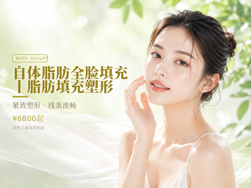 自体脂肪全脸填充丨脂肪填充塑形