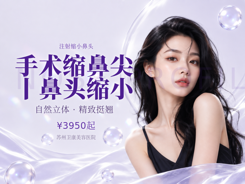 手术缩鼻尖丨鼻头缩小