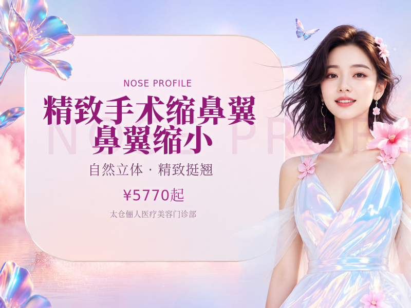 精致手术缩鼻翼|鼻翼缩小