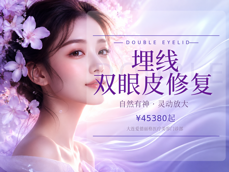 埋线双眼皮修复 