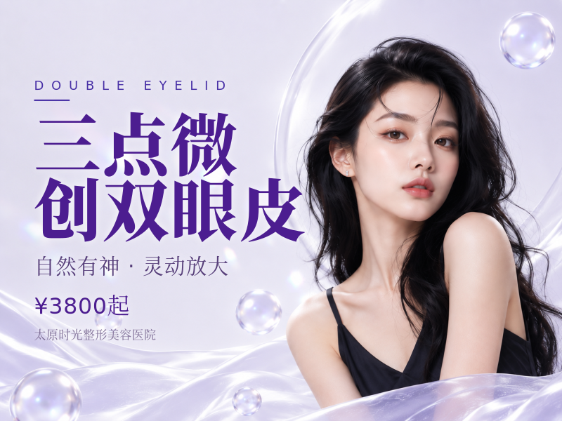 三点微创双眼皮