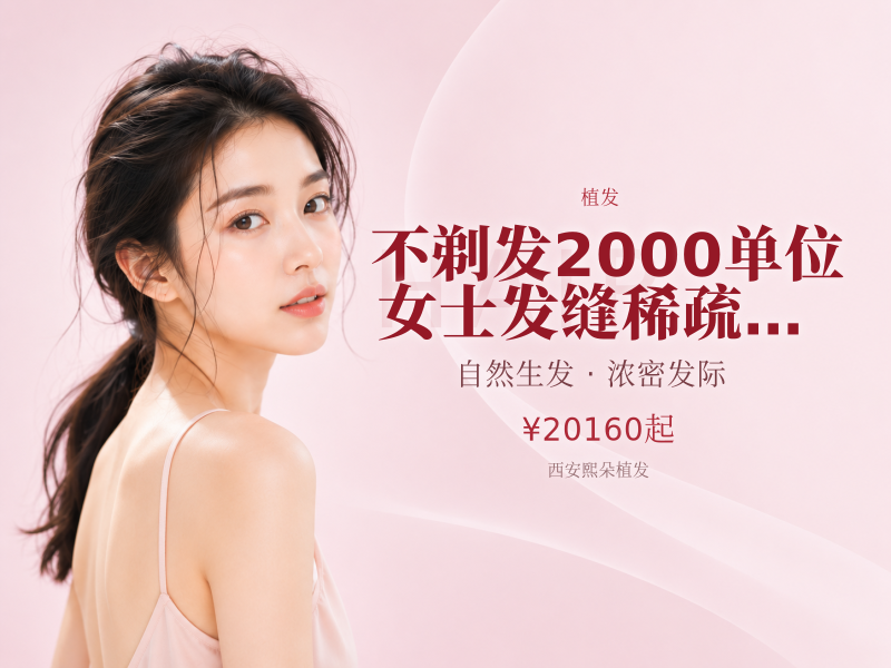 不剃发2000单位 | 女士发缝稀疏 *男士头顶稀疏专属