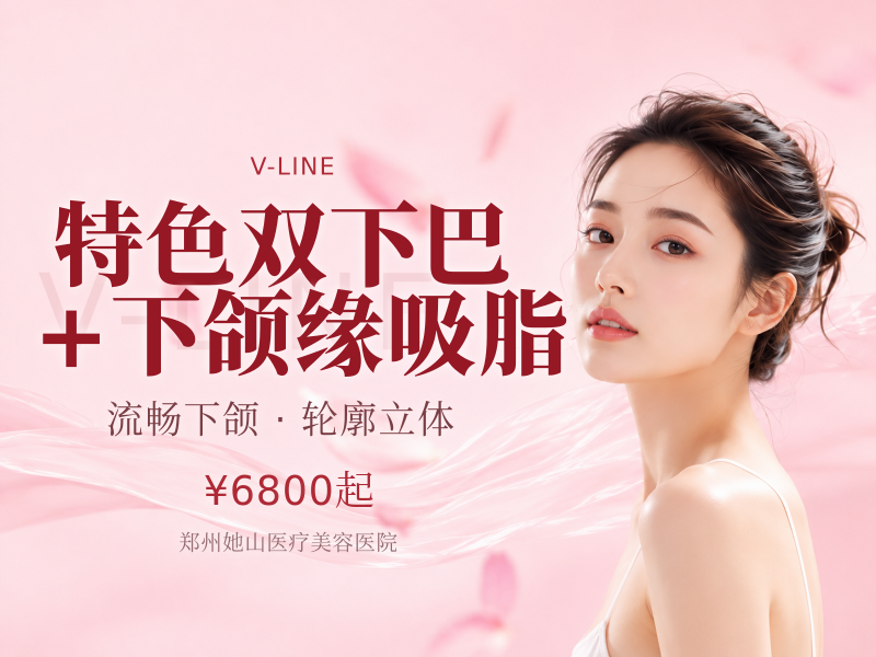 双下巴+下颌缘吸脂