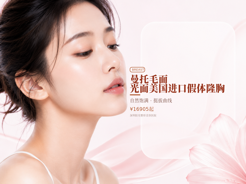 曼托毛面/光面美国进口假体隆胸