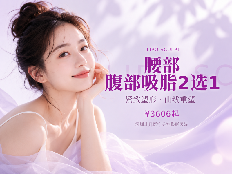 腰部/腹部吸脂2选1