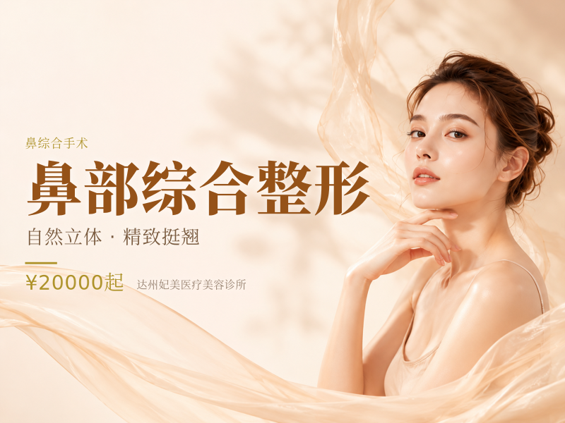 鼻部综合整形（含鼻尖/鼻翼调整）