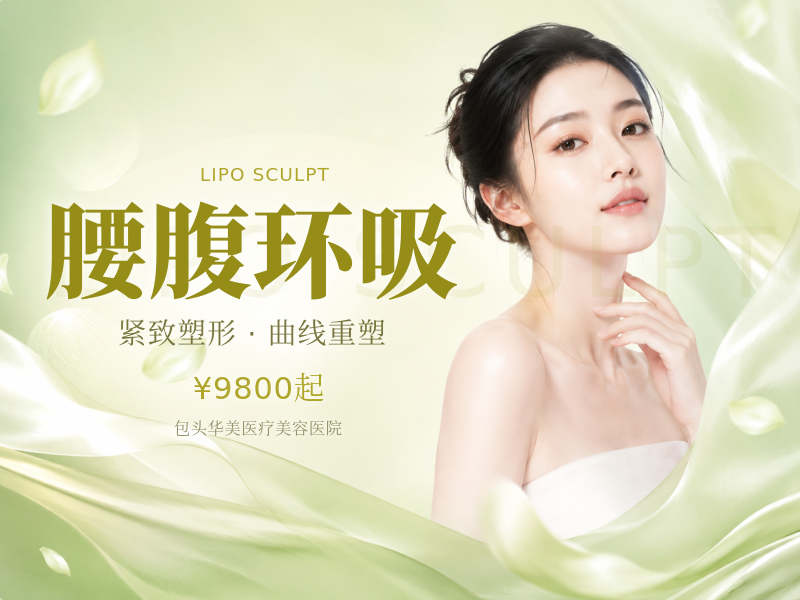腰腹环吸（深层抽脂+浅层保留）