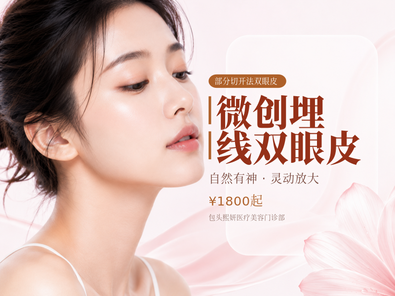 微创埋线双眼皮（韩式三点）
