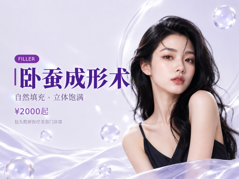 卧蚕成形术（玻尿酸/自体脂肪）