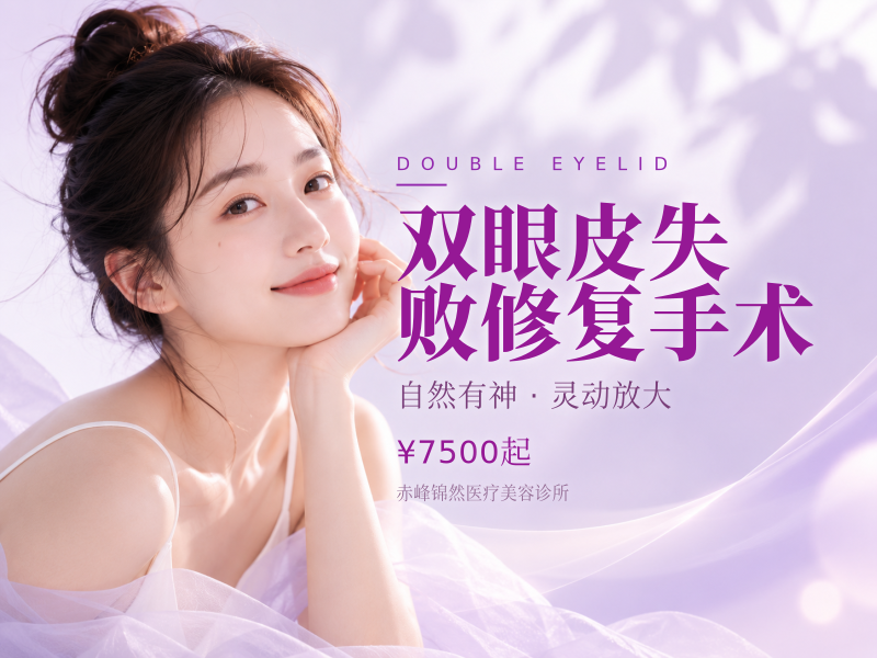 双眼皮失败修复手术