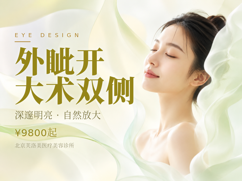 外眦开大术双侧