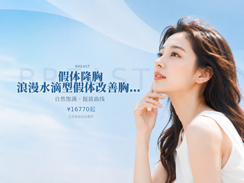 假体隆胸|浪漫水滴型假体 改善胸型轮廓