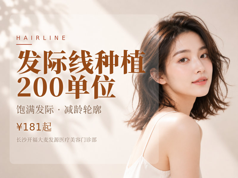 发际线种植 200单位