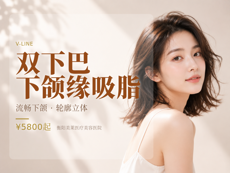 双下巴下颌缘吸脂
