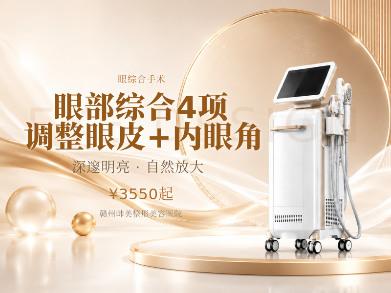 眼部综合4项 调整眼皮+内眼角