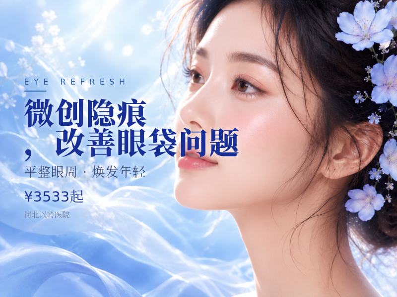 微创隐痕，改善眼袋问题