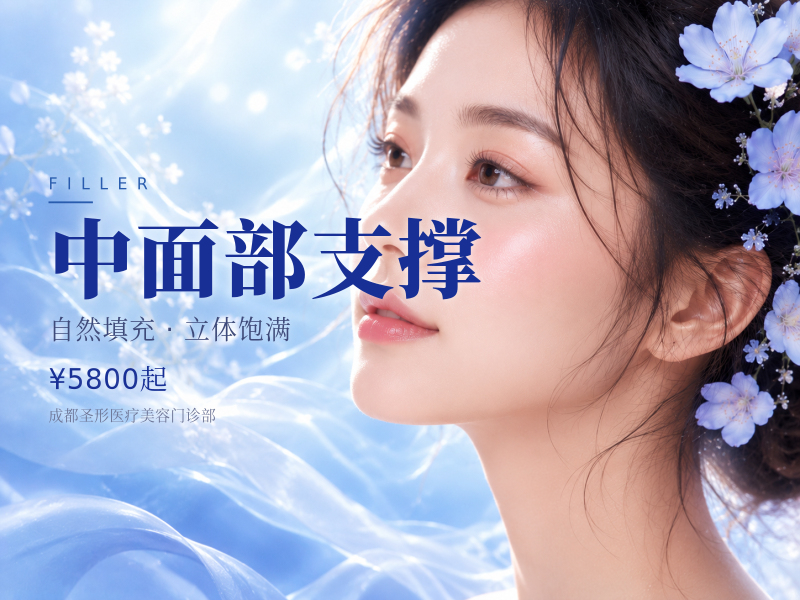中面部支撑（苹果肌+法令纹）