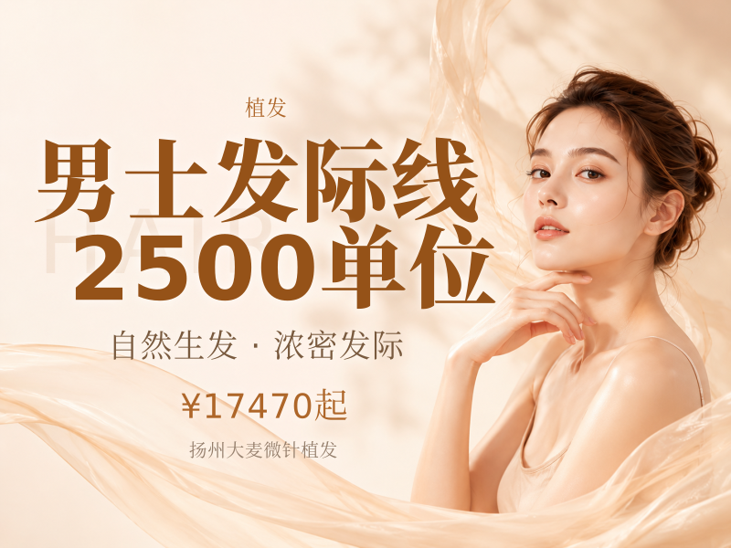 男士发际线2500单位