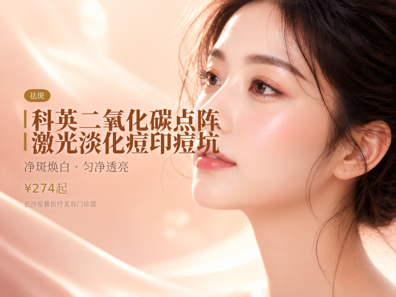 科英二氧化碳点阵激光淡化痘印痘坑