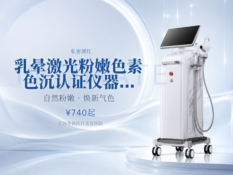 乳晕激光粉嫩色素 色沉 认证仪器 执业医师操作