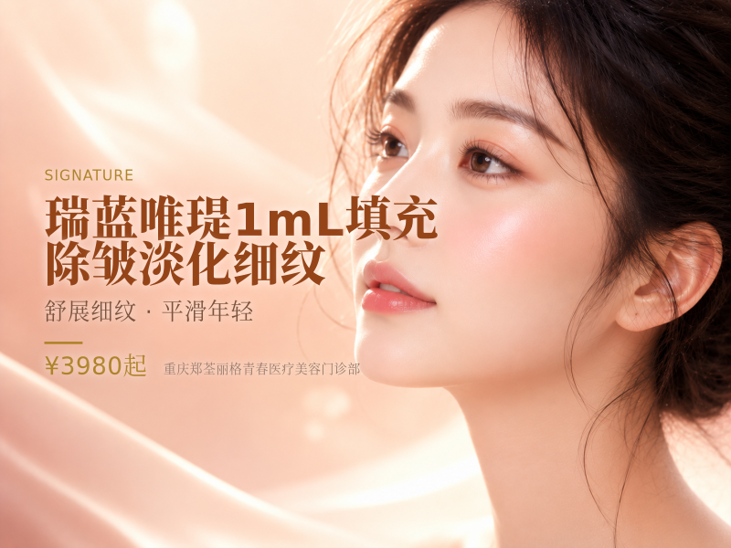 瑞蓝唯瑅1mL填充除皱淡化细纹
