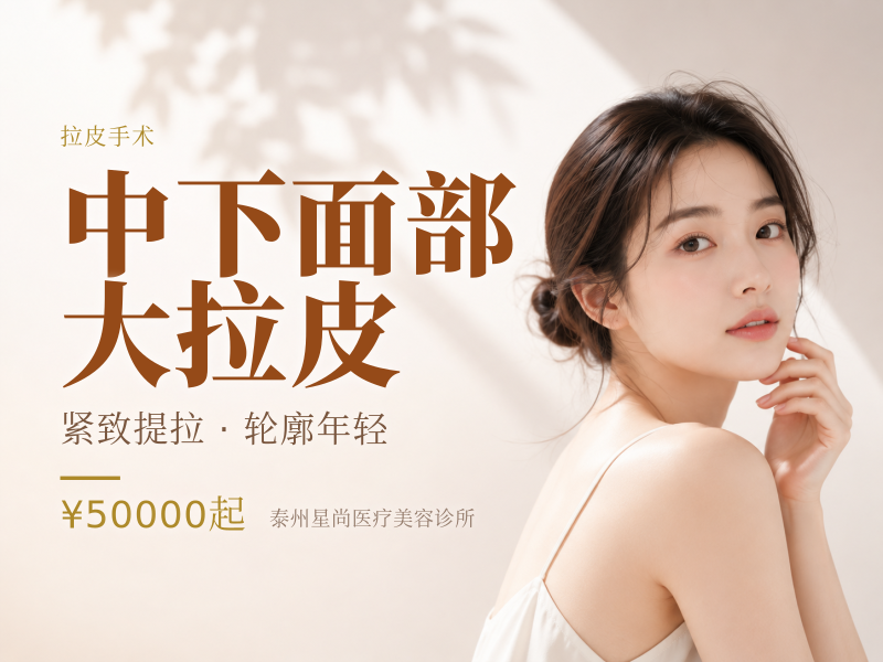 中下面部大拉皮