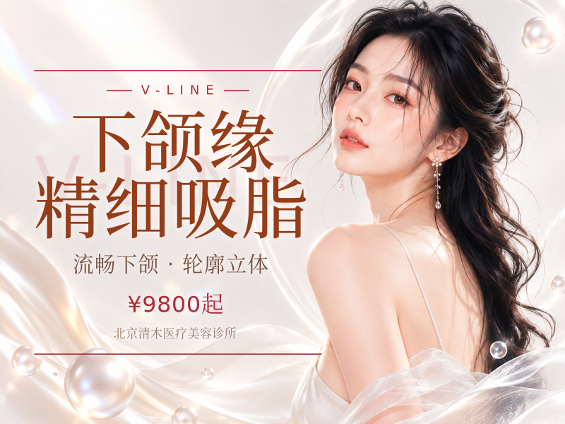 下颌缘精细吸脂