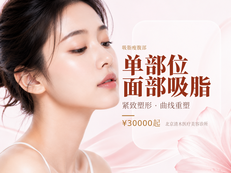 单部位面部吸脂