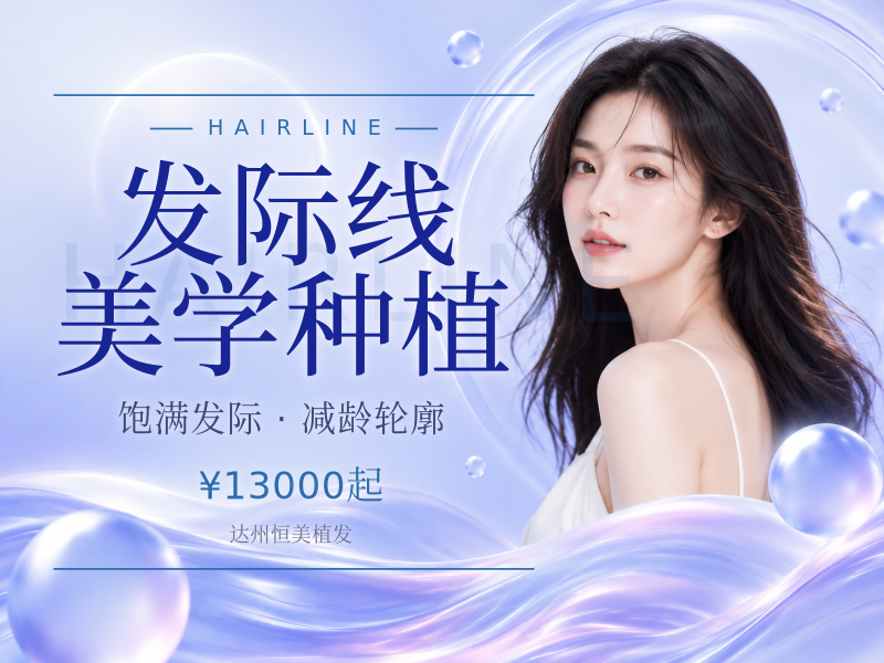 发际线美学种植