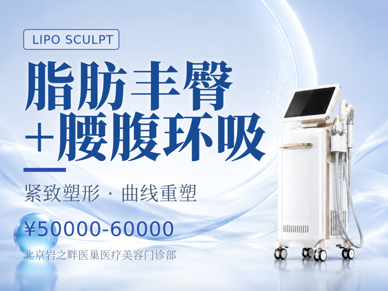 脂肪丰臀 + 腰腹环吸（联合）